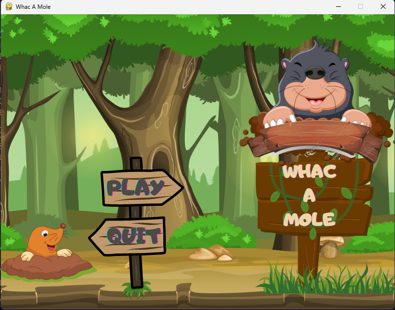 Modifying a game : Whac a Mole